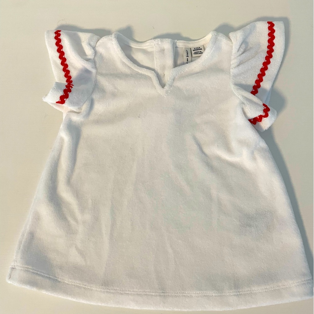 Janie and Jack Terrycloth Cover Up Dress, 3-6m